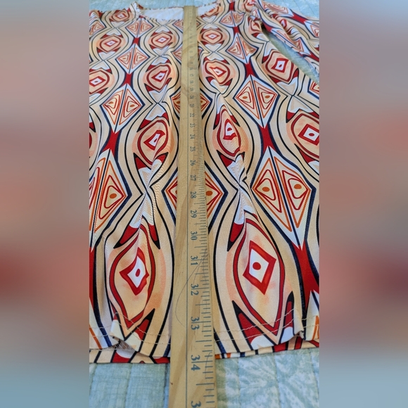 Seventies Style Dress.  Size L. - Picture 2 of 8